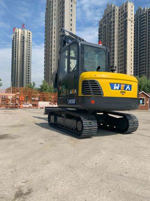 Komatsu PC60 CAT 306 এর সমতুল্য 6.1m সর্বোচ্চ খনন ব্যাসার্ধ ছোট ক্রলার খননকারী