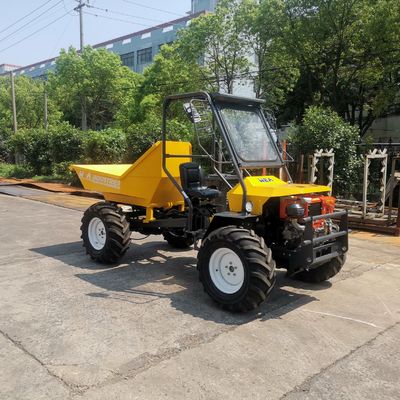 11L পাম অয়েল ট্রাক্টর 4*4 হুইল ড্রাইভ 240-1340rpm PTO স্পিড সহ স্ট্যান্ডার্ড ডাম্পার