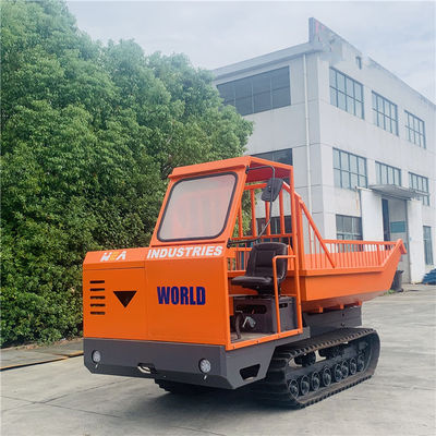 ফল পরিবহনের জন্য 4WD কৃষি ক্রলার ট্রাক্টর মিনি ডাম্পার