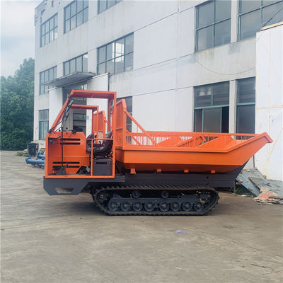 পাম অয়েল প্ল্যান্টেশনে 2800mm ক্রলার মিনি ট্র্যাক্টর মিনি ক্রলার ক্যারিয়ার