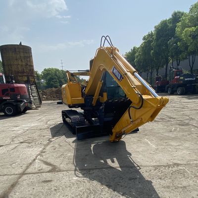 ইয়ানমার ইঞ্জিন সহ হলুদ মিনি ক্রলার এক্সকাভেটর হাইড্রোলিক কমপ্যাক্ট এক্সকাভেটর
