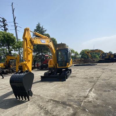 2200kw মিনি ক্রলার এক্সকাভেটর হলুদ রঙের মাইক্রো মিনি এক্সকাভেটর