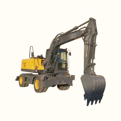 কামিন্স ইঞ্জিন সহ 2200rpm চাকাযুক্ত মিনি এক্সকাভেটর বাকেট হুইল এক্সকাভেটর