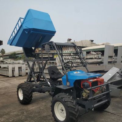 কৃষি টায়ার 11L জ্বালানী ট্যাঙ্ক ক্ষমতা সহ 2150mm হুইলবেস পাম অয়েল ট্রাক্টর