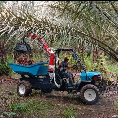 PTO গতি 240-1340rpm এবং কৃষি টায়ার সহ পাম অয়েল বাগানের জন্য খোলা ক্যাব ট্রাক্টর