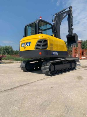মিনি ক্রলার এক্সকাভেটর 5.8*2.0*2.1মি সর্বোচ্চ। Komatsu PC60 অনুরূপ ব্যাসার্ধ 6.1m খনন করা