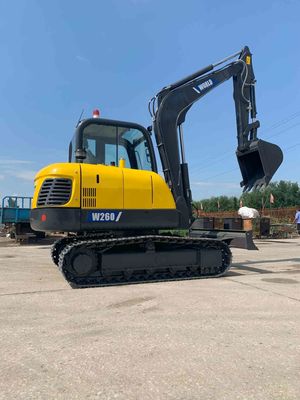 মিনি ক্রলার এক্সকাভেটর 5.8*2.0*2.1মি সর্বোচ্চ। Komatsu PC60 অনুরূপ ব্যাসার্ধ 6.1m খনন করা