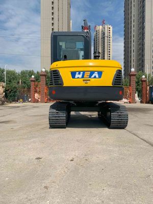 মিনি ক্রলার এক্সকাভেটর 5.8*2.0*2.1মি সর্বোচ্চ। Komatsu PC60 অনুরূপ ব্যাসার্ধ 6.1m খনন করা