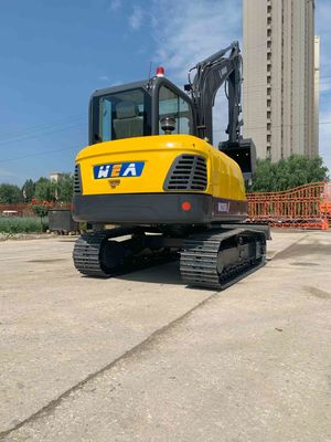 মিনি ক্রলার এক্সকাভেটর 5.8*2.0*2.1মি সর্বোচ্চ। Komatsu PC60 অনুরূপ ব্যাসার্ধ 6.1m খনন করা