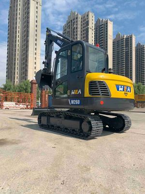 Komatsu PC60 CAT 306 এর সমতুল্য 6.1m সর্বোচ্চ খনন ব্যাসার্ধ ছোট ক্রলার খননকারী