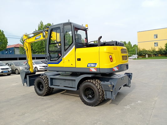 কৃষি গ্রামাঞ্চলের জন্য YuChai বা Cummins ইঞ্জিন সহ 62.5kW হুইল ক্রলার এক্সকাভেটর