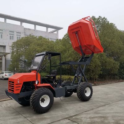 35HP 4*4 হুইল ড্রাইভ 4*2 রিয়ার ড্রাইভ ট্রান্সমিশন সহ 11L পাম অয়েল হার্ভেস্টিং ট্রাক্টর