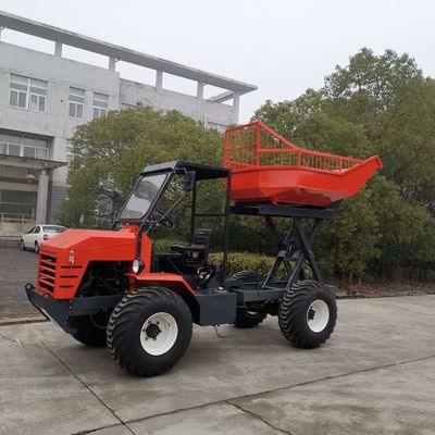 35HP 4*4 হুইল ড্রাইভ 4*2 রিয়ার ড্রাইভ ট্রান্সমিশন সহ 11L পাম অয়েল হার্ভেস্টিং ট্রাক্টর