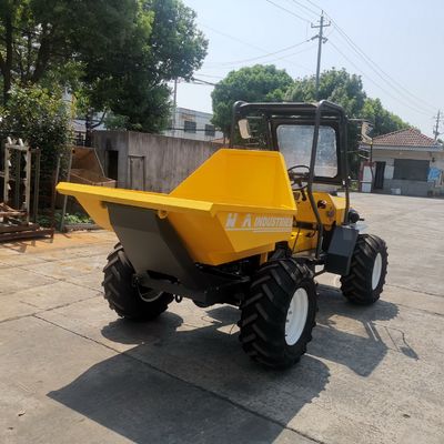11L পাম অয়েল ট্রাক্টর 4*4 হুইল ড্রাইভ 240-1340rpm PTO স্পিড সহ স্ট্যান্ডার্ড ডাম্পার
