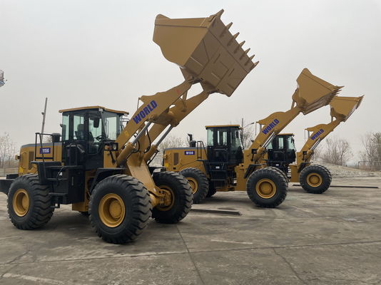 সর্বোচ্চ সহ 16200kg অপারেটিং ওজন ফ্রন্ট এন্ড হুইল লোডার। ব্রেকআউট ফোর্স 150±5kN