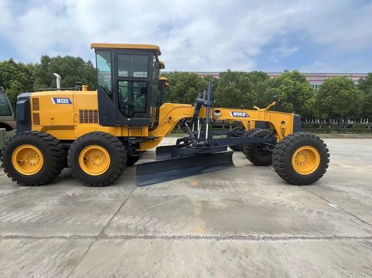 শীতাতপনিয়ন্ত্রণ সহ Komatsu 97kw ভারী যন্ত্রপাতি মোটর গ্রেডার