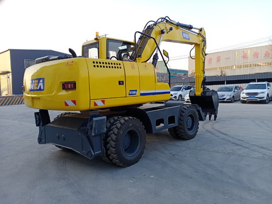YUCHAI/YC4D125 মেশিন হুইল মিনি Digger সঙ্গে 4750MM সর্বোচ্চ. খনন গভীরতা