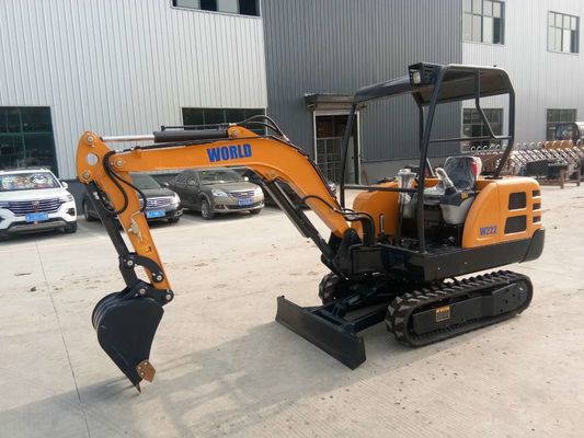 Max. খনন গভীরতা 2450mm ক্ষুদ্র ক্রলার খননকারী সর্বোচ্চ উত্তোলন উচ্চতা জন্য ব্লেড 240mm
