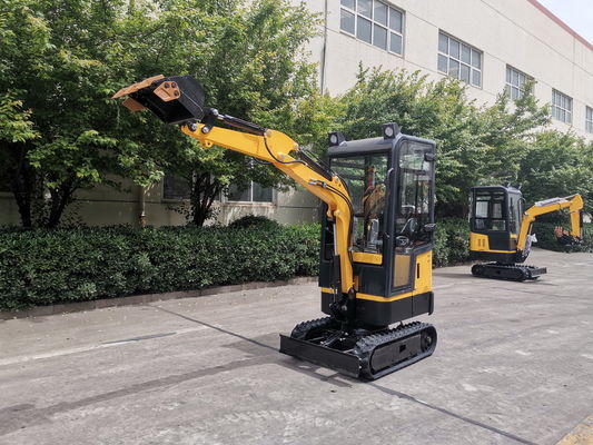 মিনি Excavator 0.02 থেকে 0.5 M3 অপারেটিং ওজন 1000kg রাবার বা ইস্পাত ট্র্যাক
