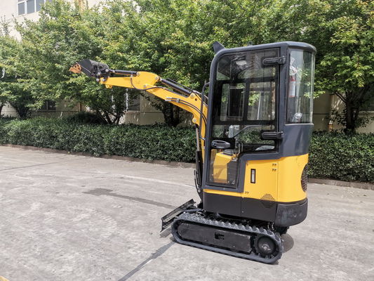 মিনি Excavator 0.02 থেকে 0.5 M3 অপারেটিং ওজন 1000kg রাবার বা ইস্পাত ট্র্যাক