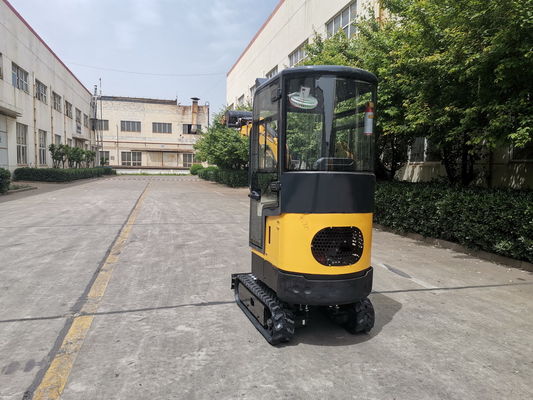 মিনি Excavator 0.02 থেকে 0.5 M3 অপারেটিং ওজন 1000kg রাবার বা ইস্পাত ট্র্যাক