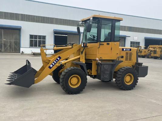 ফ্রন্ট এন্ড লোডার W120 2 টন অপারেটিং ওজন কৃষি জন্য quarry বালতি 0.6 m3 0.8 m3