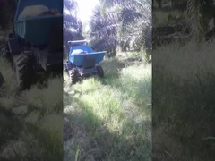 কৃষি টায়ার প্রকার ডিজেল ইঞ্জিন দ্বারা চালিত পাম অয়েল ট্র্যাক্টর